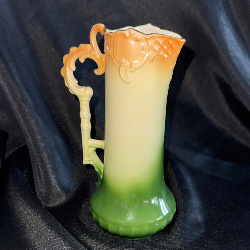 Vintage Ceramic Pitcher with Scenic Design Czech pottery - Picture 4 of 12